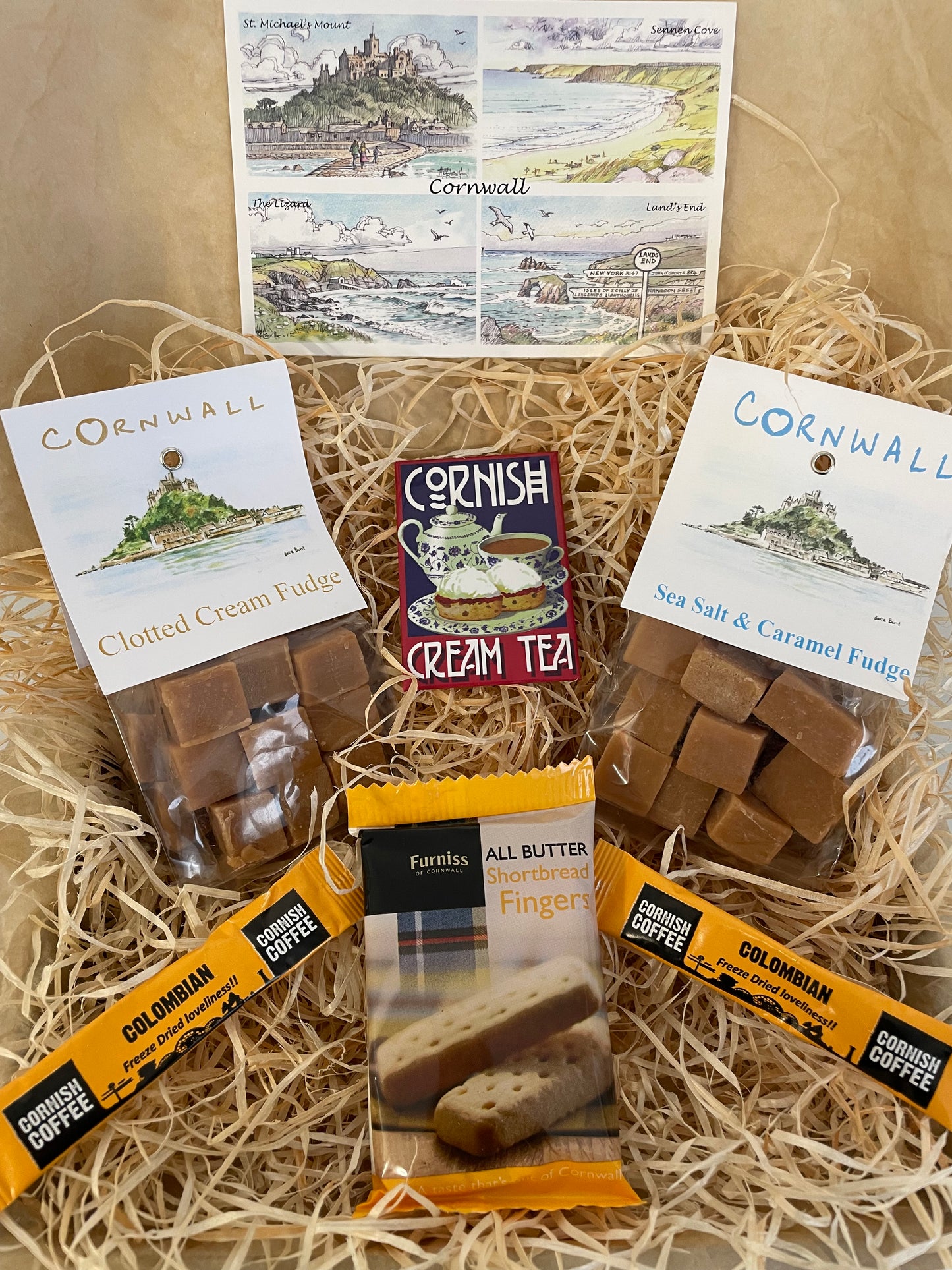 Mixed fudge gift box, pick your fridge magnet!