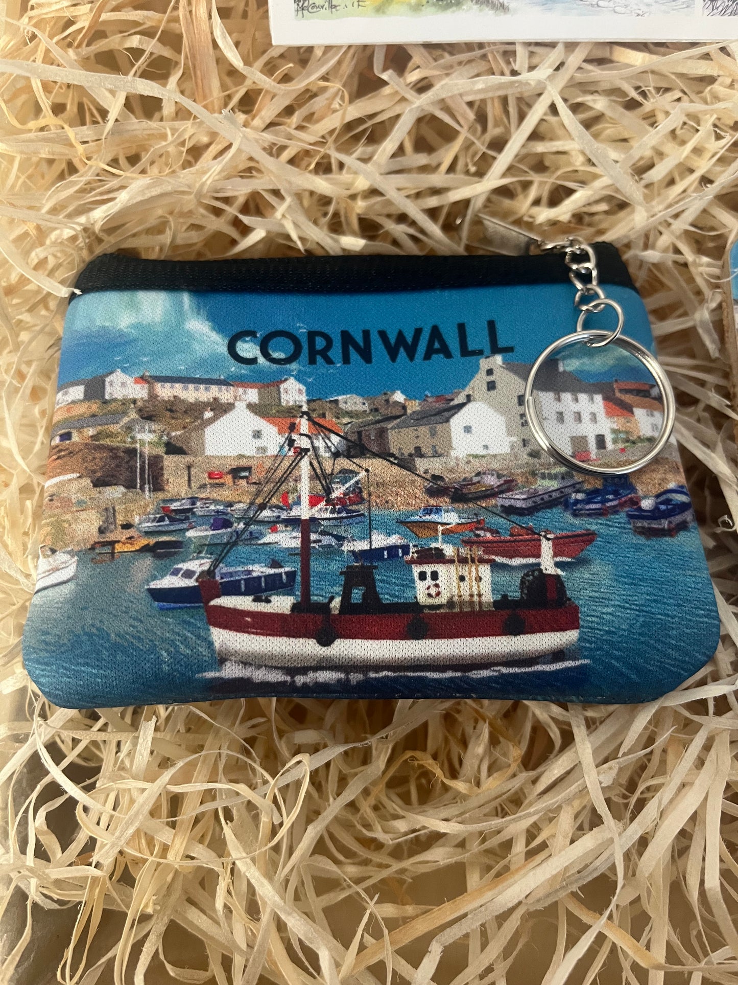 Cornwall coin purse and coaster set gift box