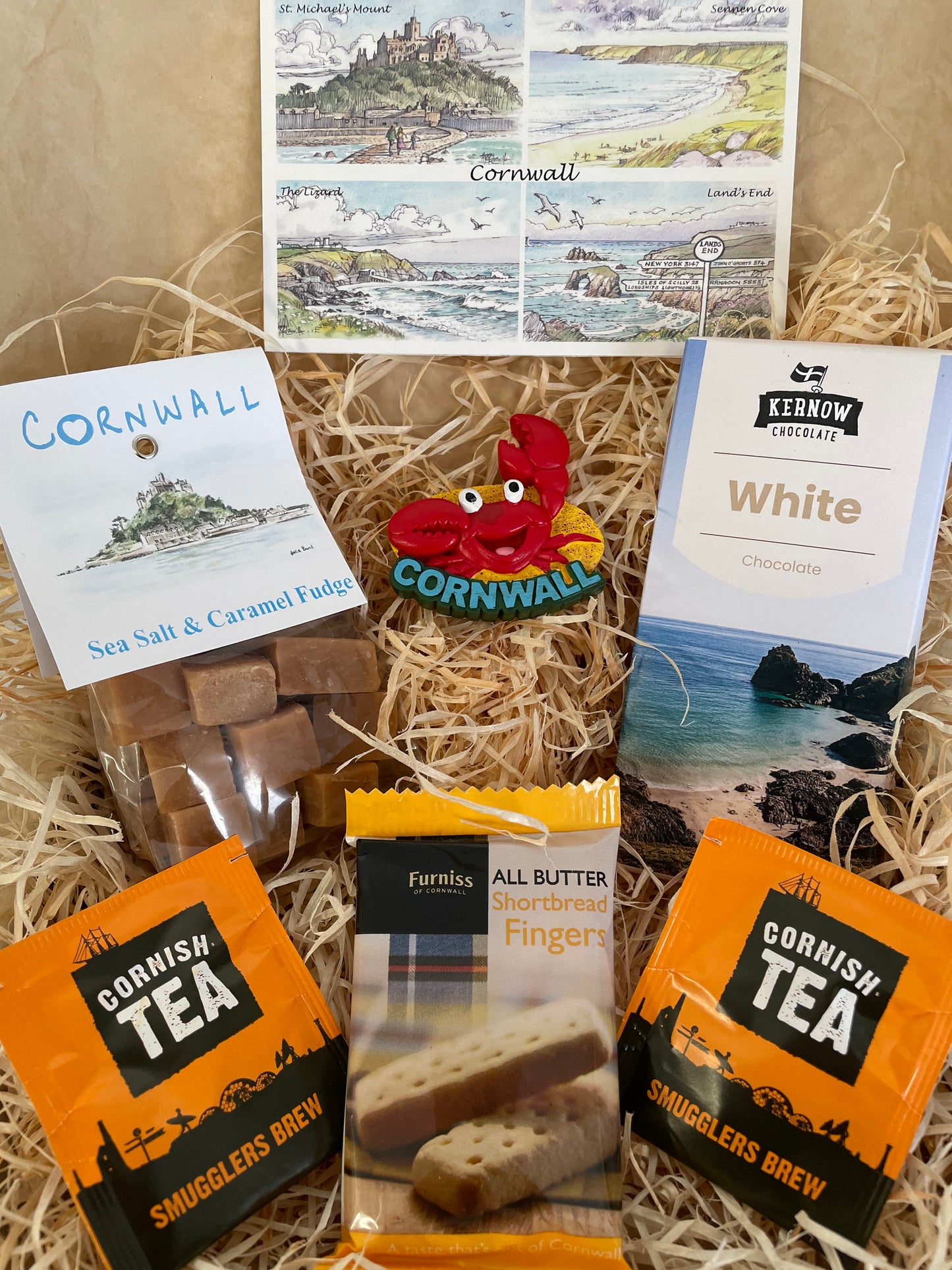 White chocolate with a touch of caramel sea salt fudge. Pick your fridge magnet!