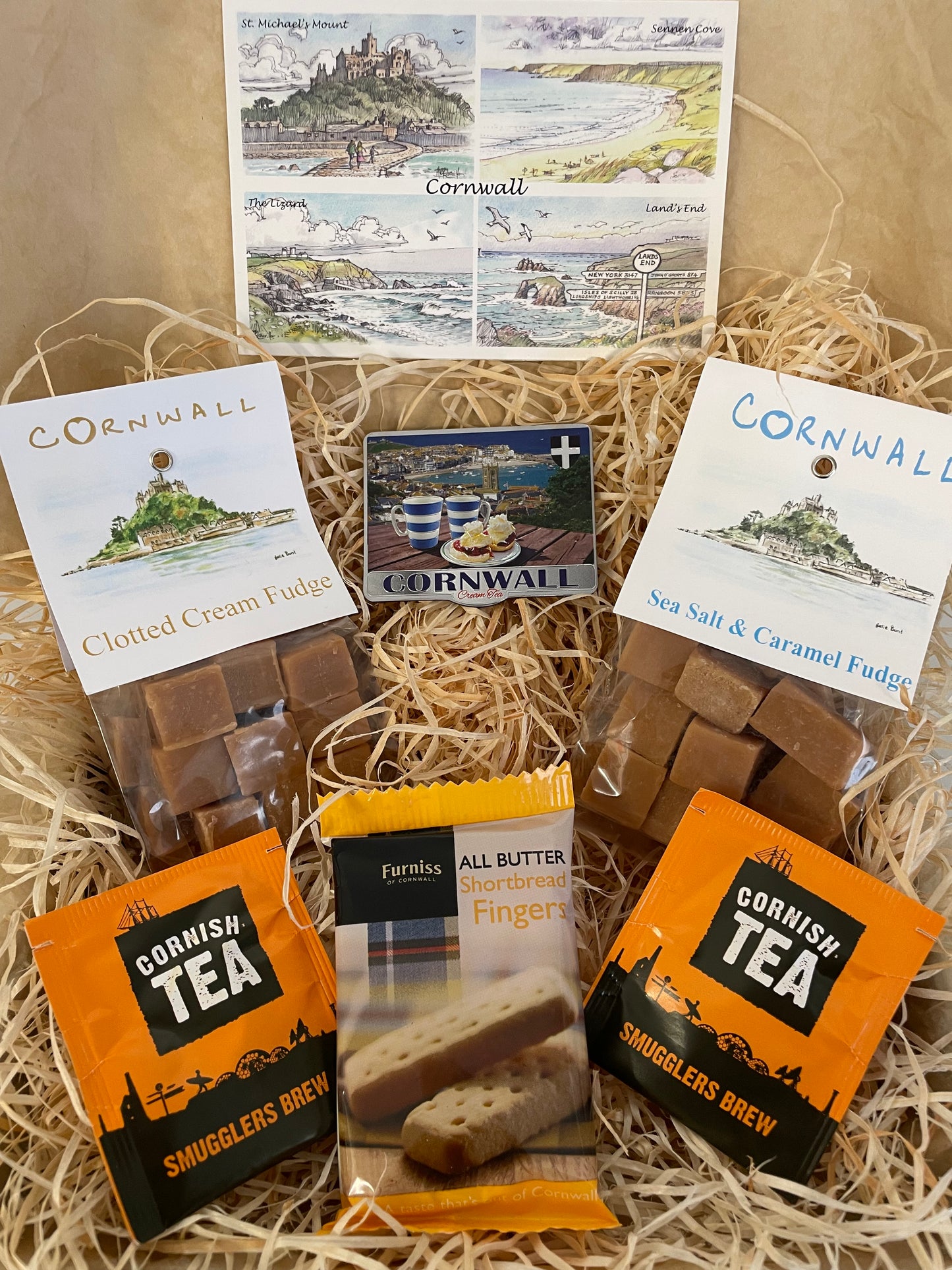 Mixed fudge gift box, pick your fridge magnet!