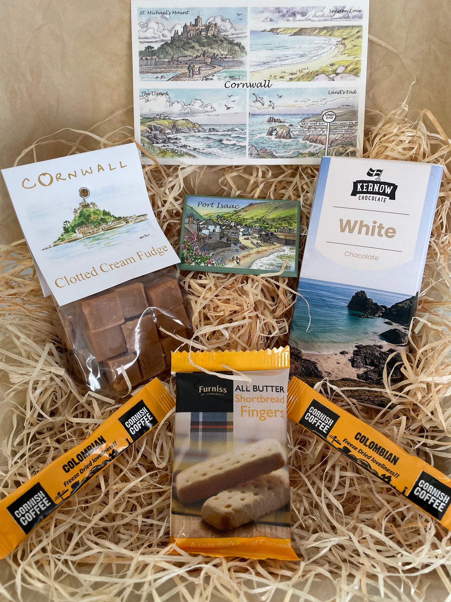 White chocolate with clotted cream fudge. Pick your fridge magnet!