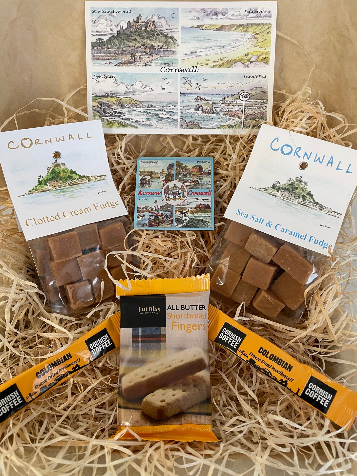 Mixed fudge gift box, pick your fridge magnet!