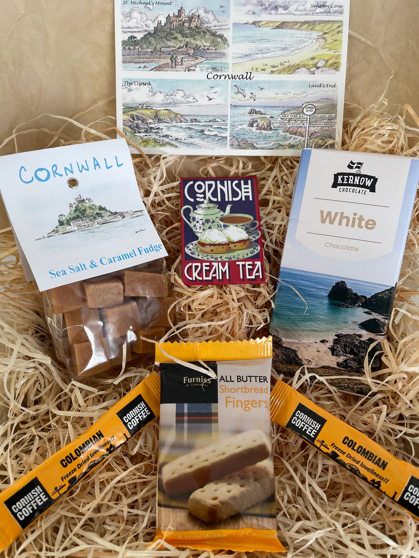 White chocolate with a touch of caramel sea salt fudge. Pick your fridge magnet!