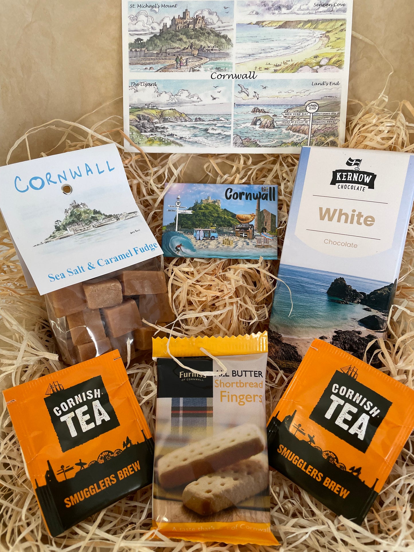 White chocolate with a touch of caramel sea salt fudge. Pick your fridge magnet!