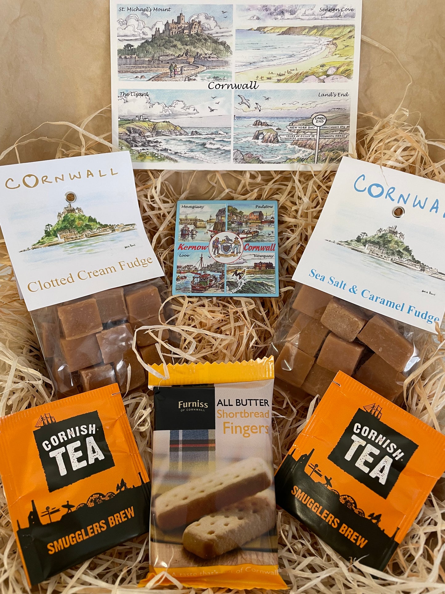 Mixed fudge gift box, pick your fridge magnet!