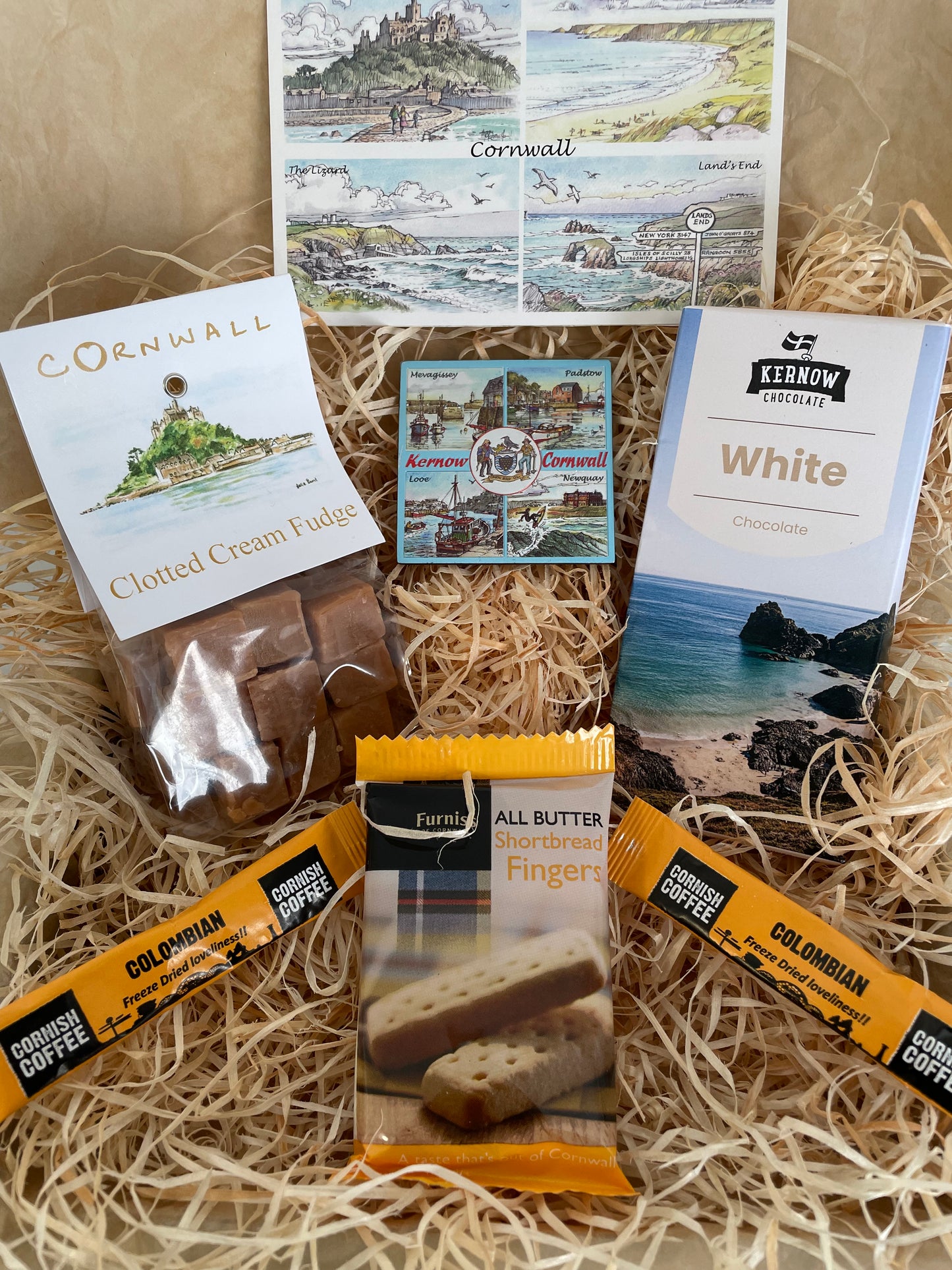 White chocolate with clotted cream fudge. Pick your fridge magnet!
