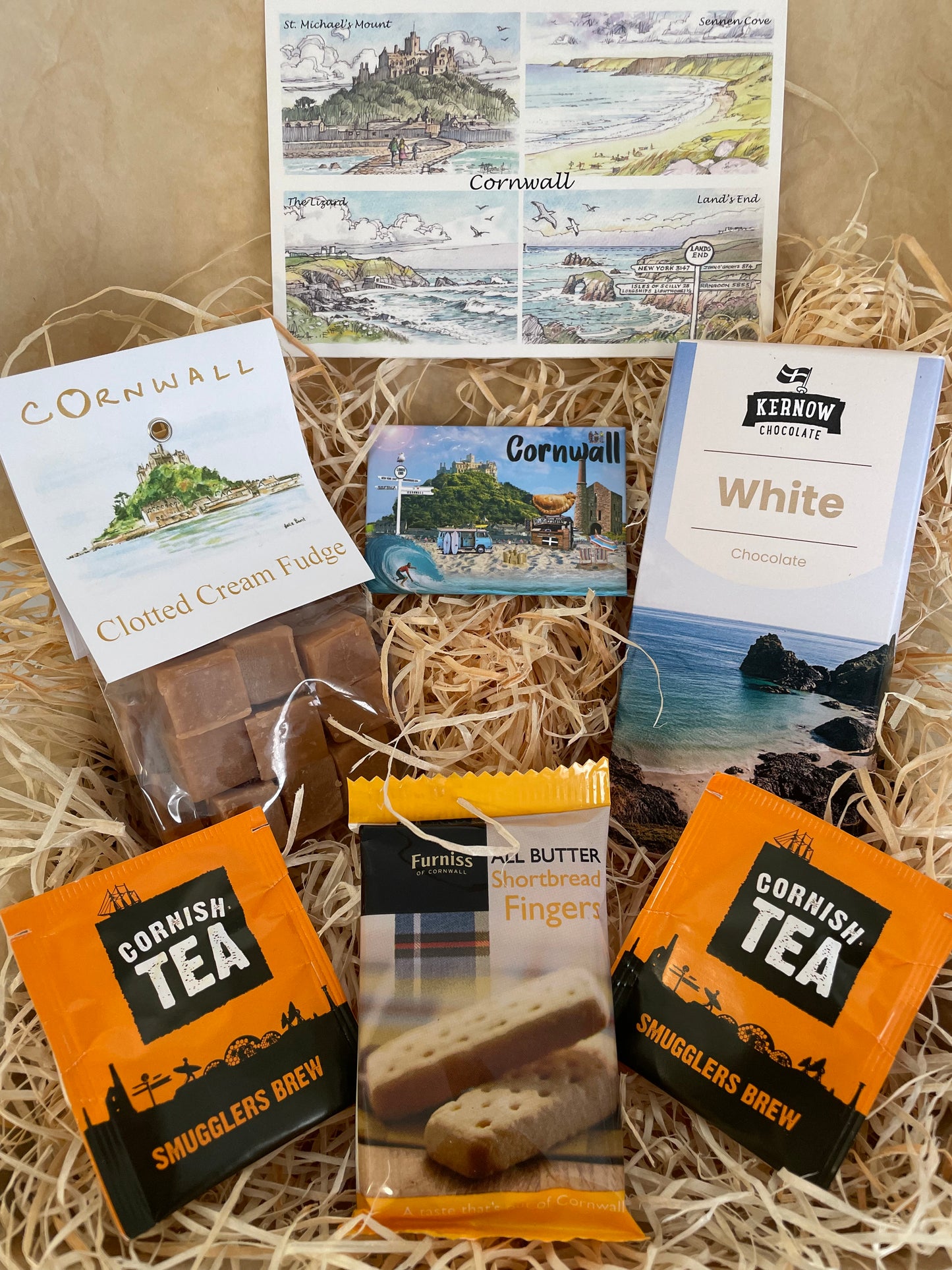 White chocolate with clotted cream fudge. Pick your fridge magnet!