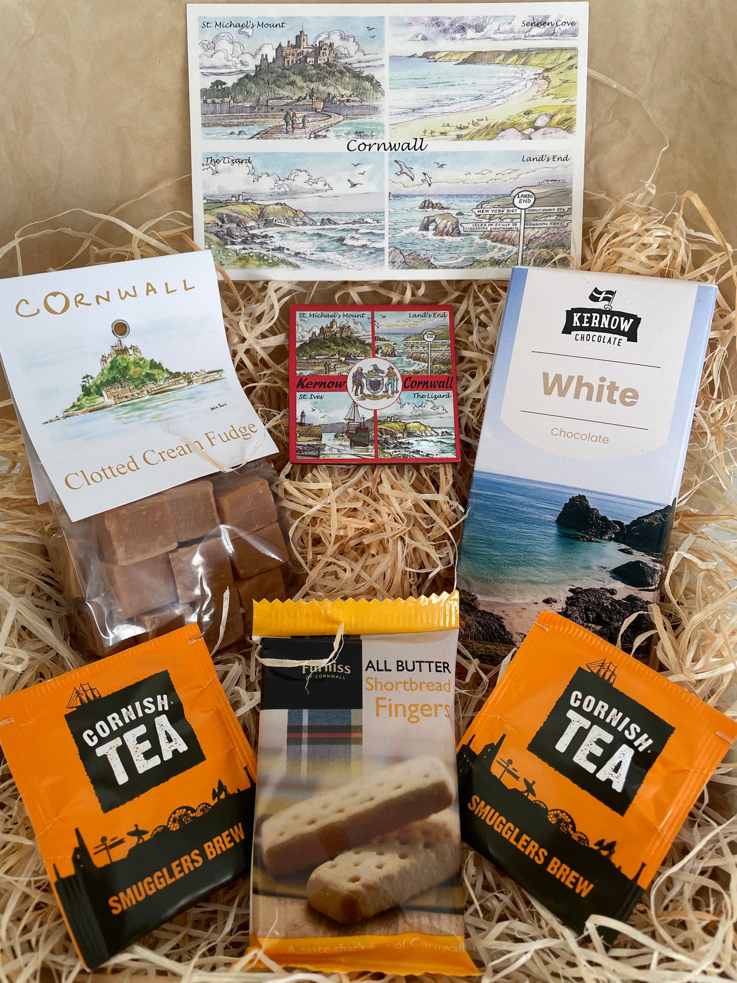 White chocolate with clotted cream fudge. Pick your fridge magnet!