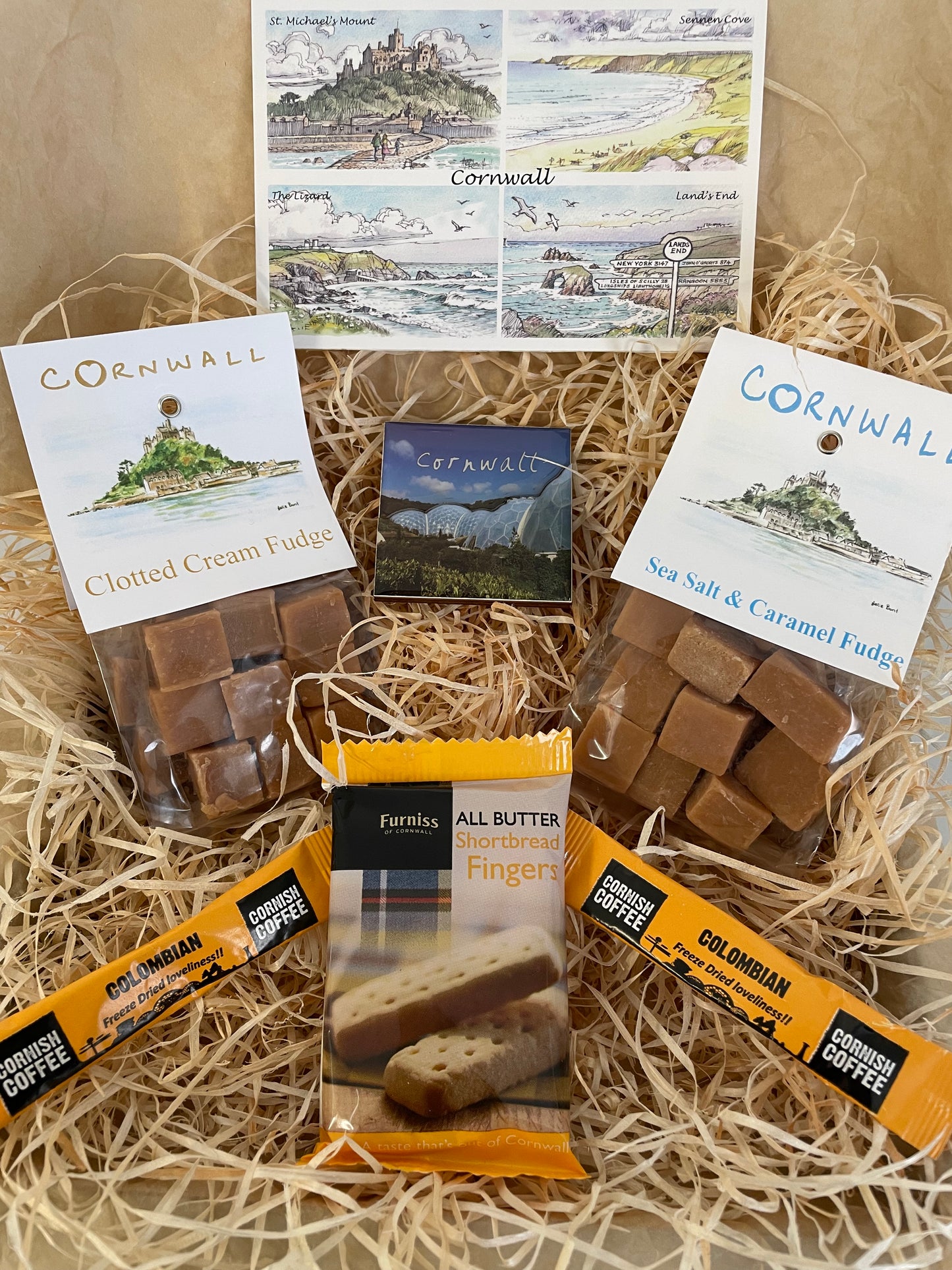 Mixed fudge gift box, pick your fridge magnet!