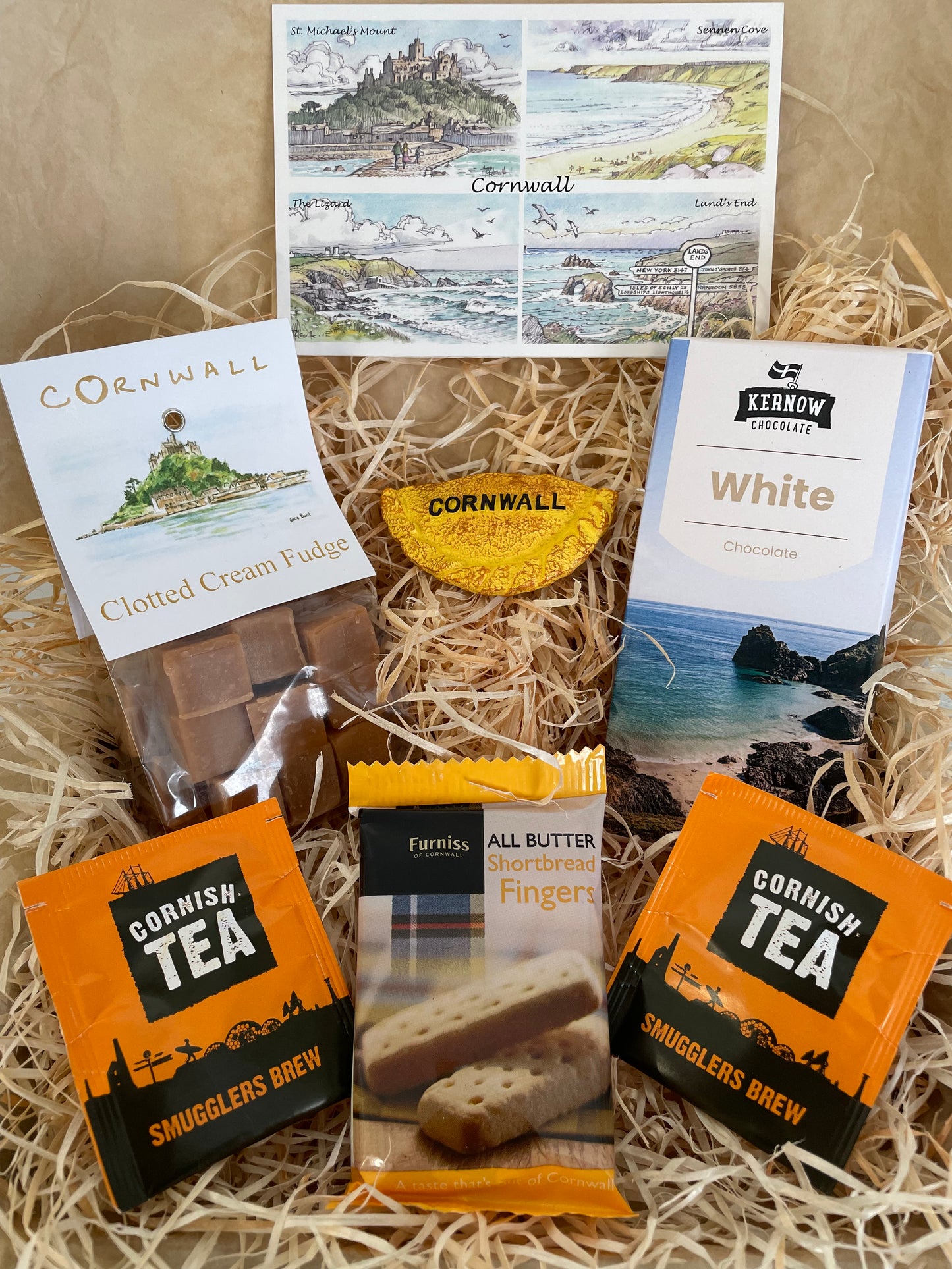 White chocolate with clotted cream fudge. Pick your fridge magnet!