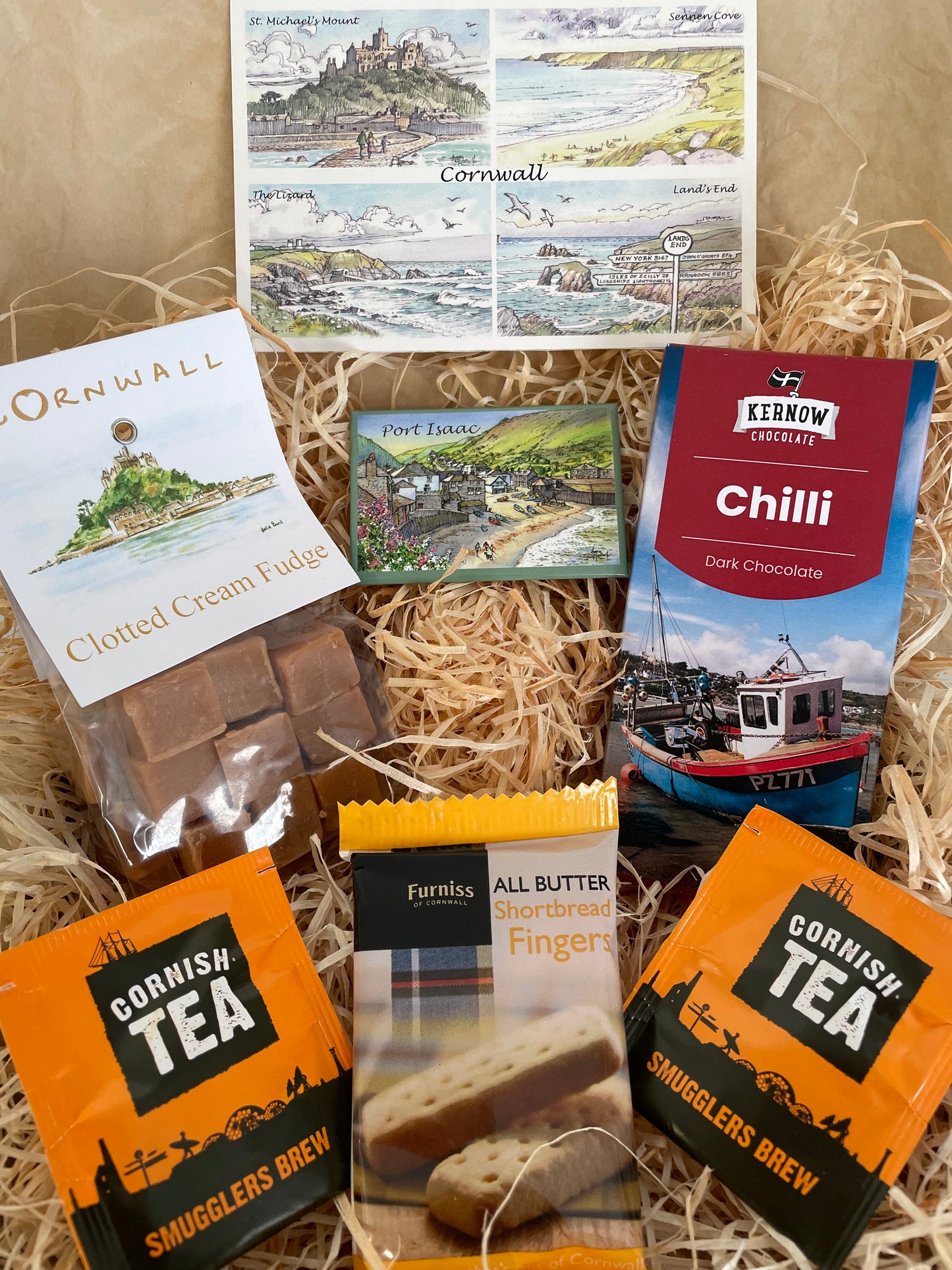 Chilli dark chocolate with clotted cream fudge. Pick your fridge magnet!