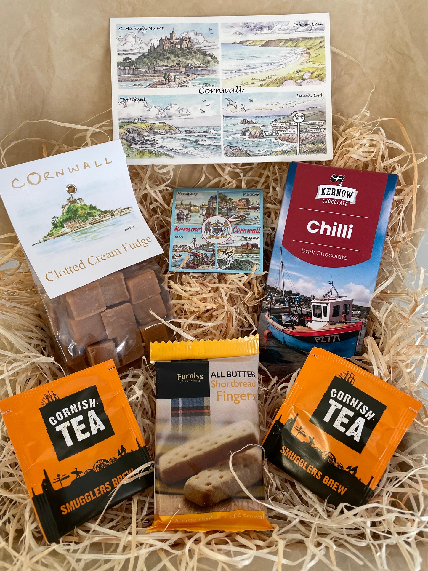 Chilli dark chocolate with clotted cream fudge. Pick your fridge magnet!