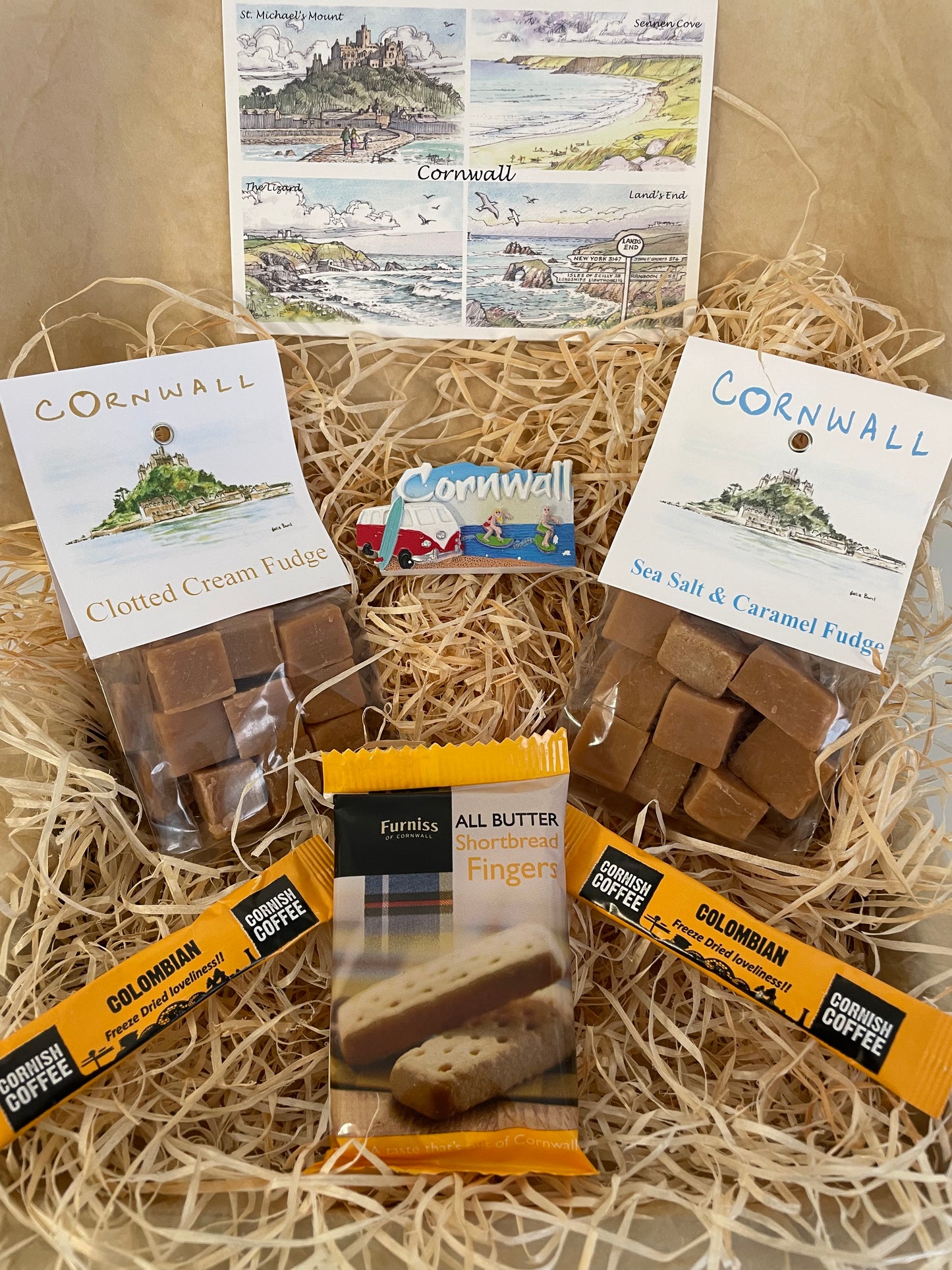 Mixed fudge gift box, pick your fridge magnet!