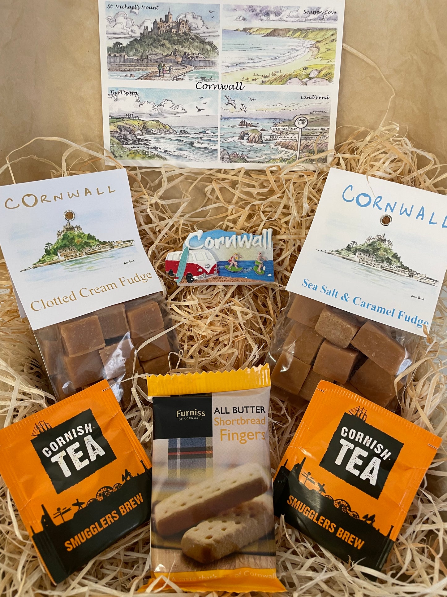 Mixed fudge gift box, pick your fridge magnet!