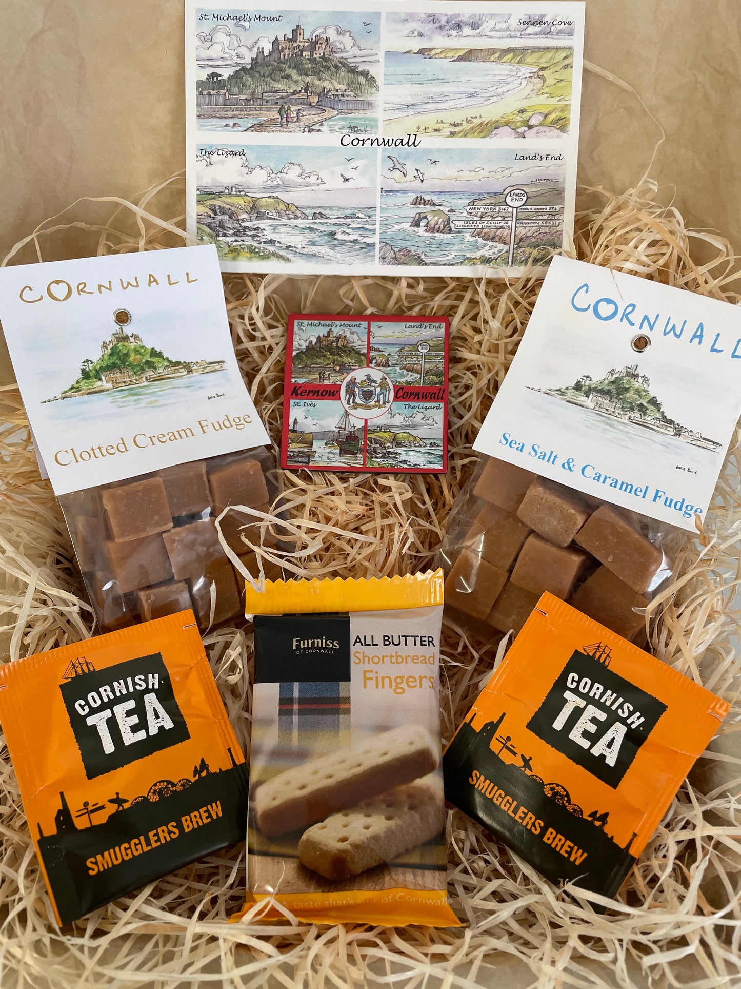 Mixed fudge gift box, pick your fridge magnet!