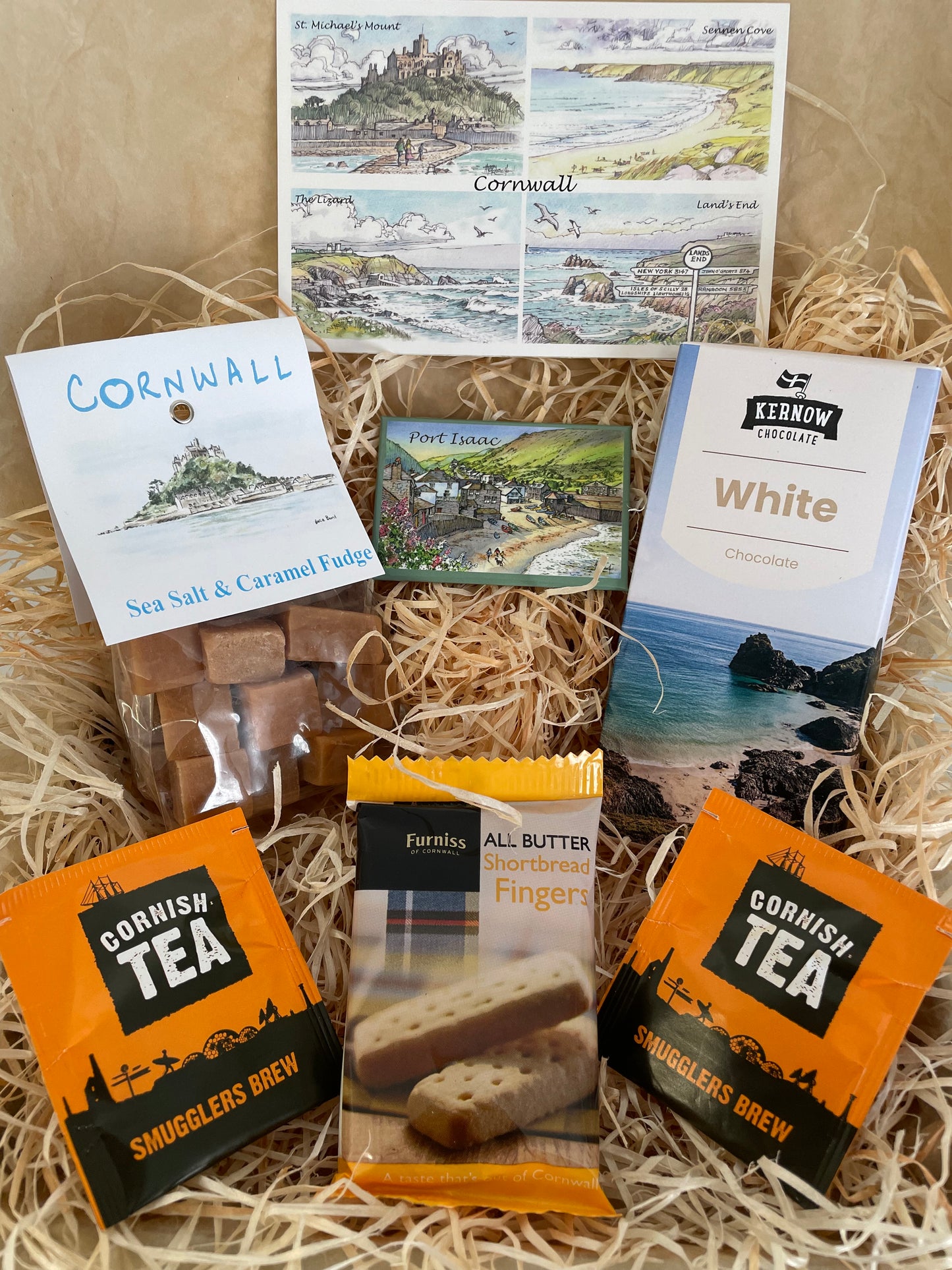 White chocolate with a touch of caramel sea salt fudge. Pick your fridge magnet!