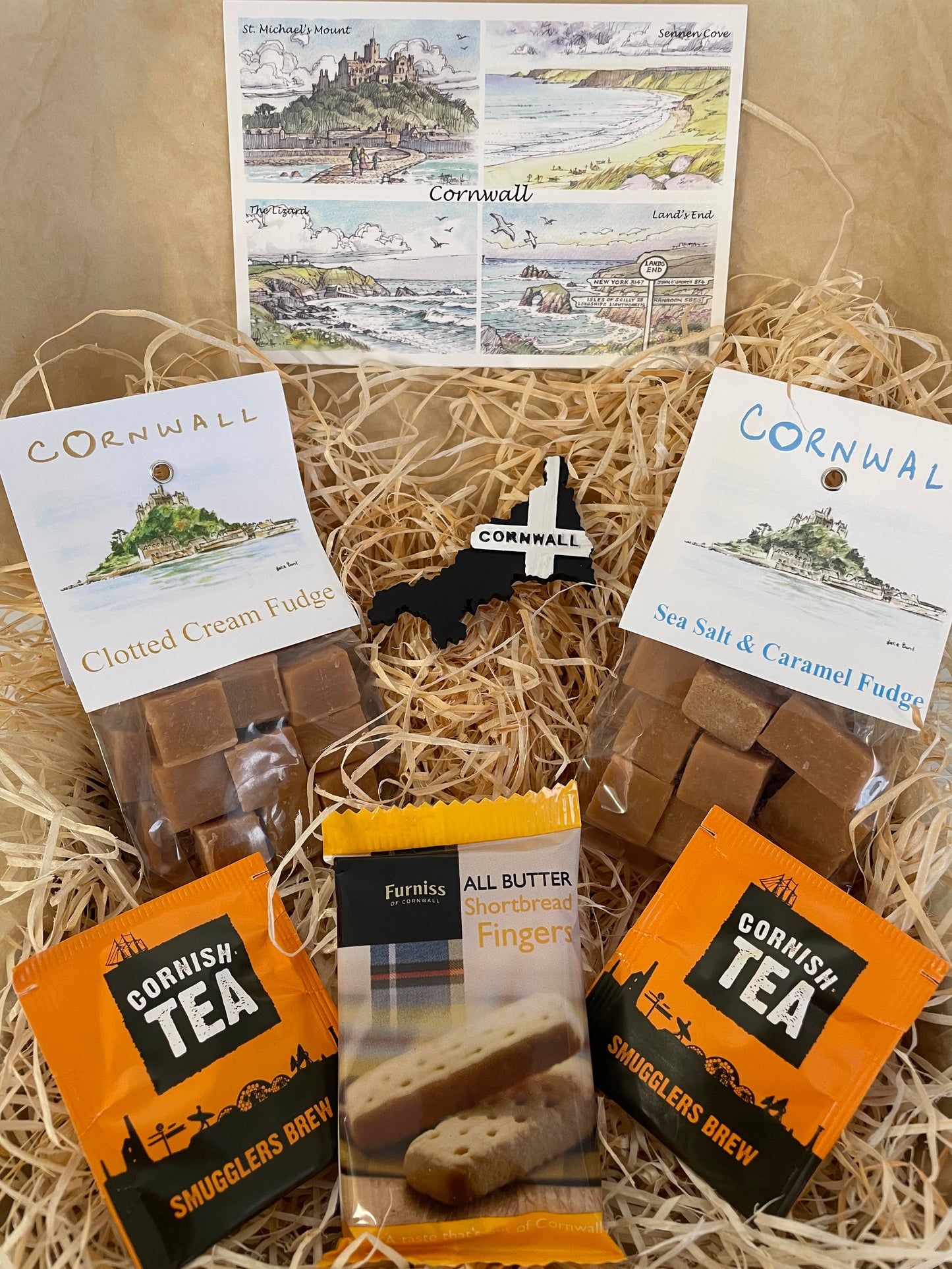 Mixed fudge gift box, pick your fridge magnet!