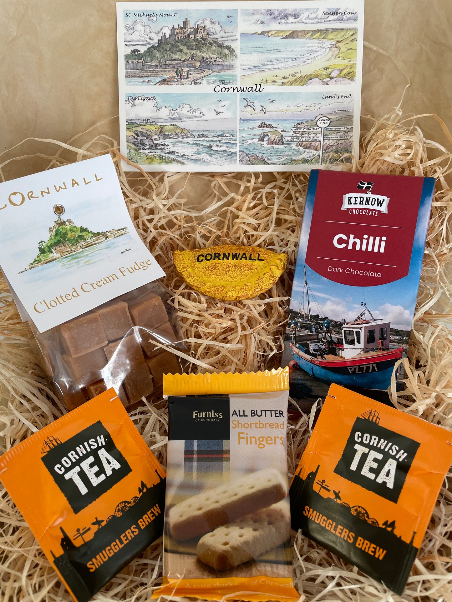 Chilli dark chocolate with clotted cream fudge. Pick your fridge magnet!