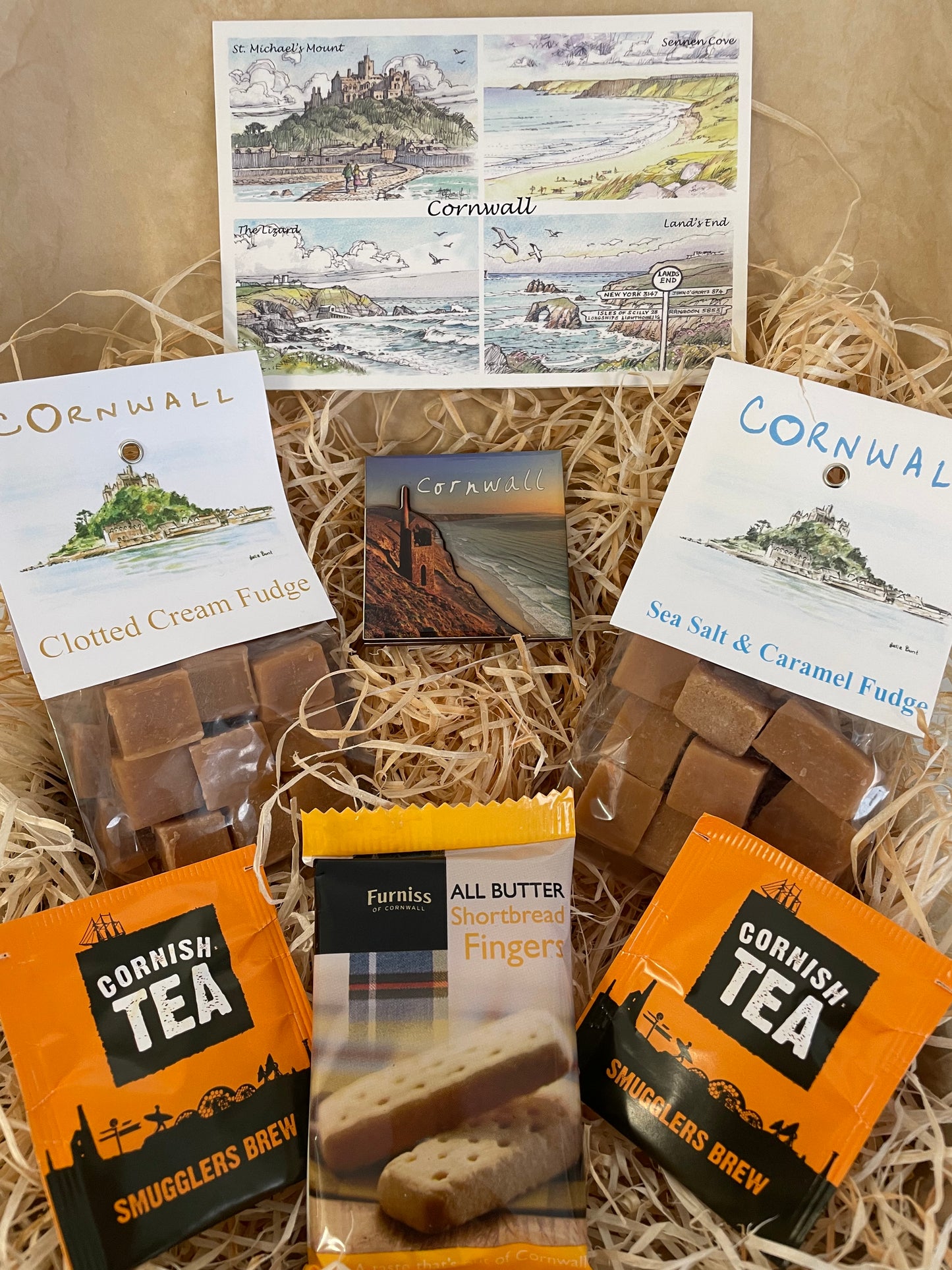 Mixed fudge gift box, pick your fridge magnet!