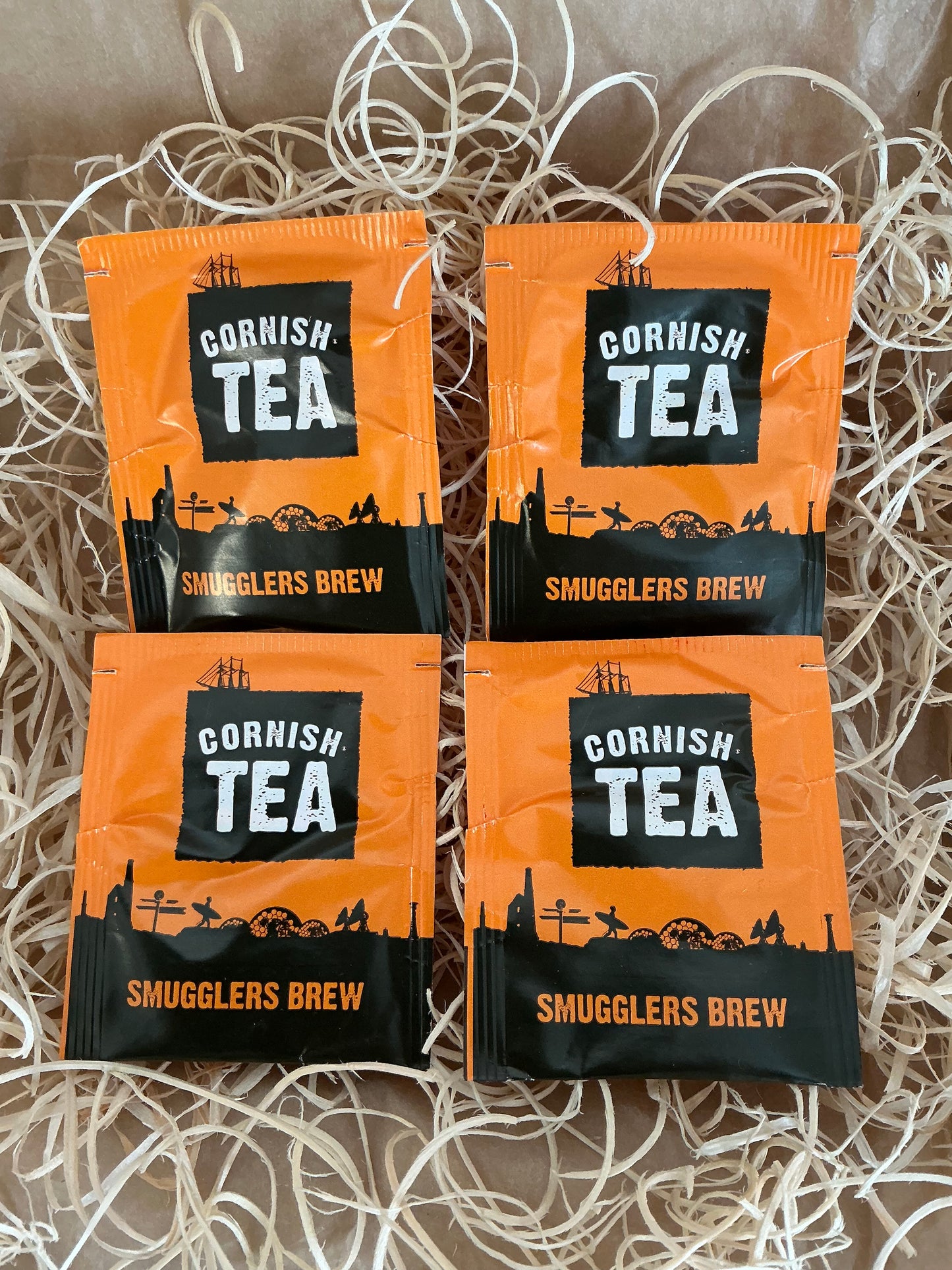 Cornish Caramel sea salt with Cornish tea or coffee chocolate gift box