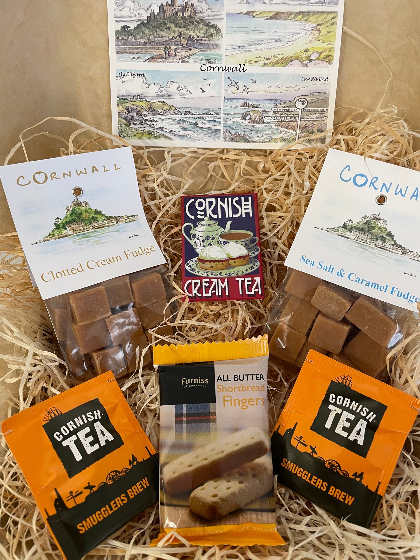 Mixed fudge gift box, pick your fridge magnet!