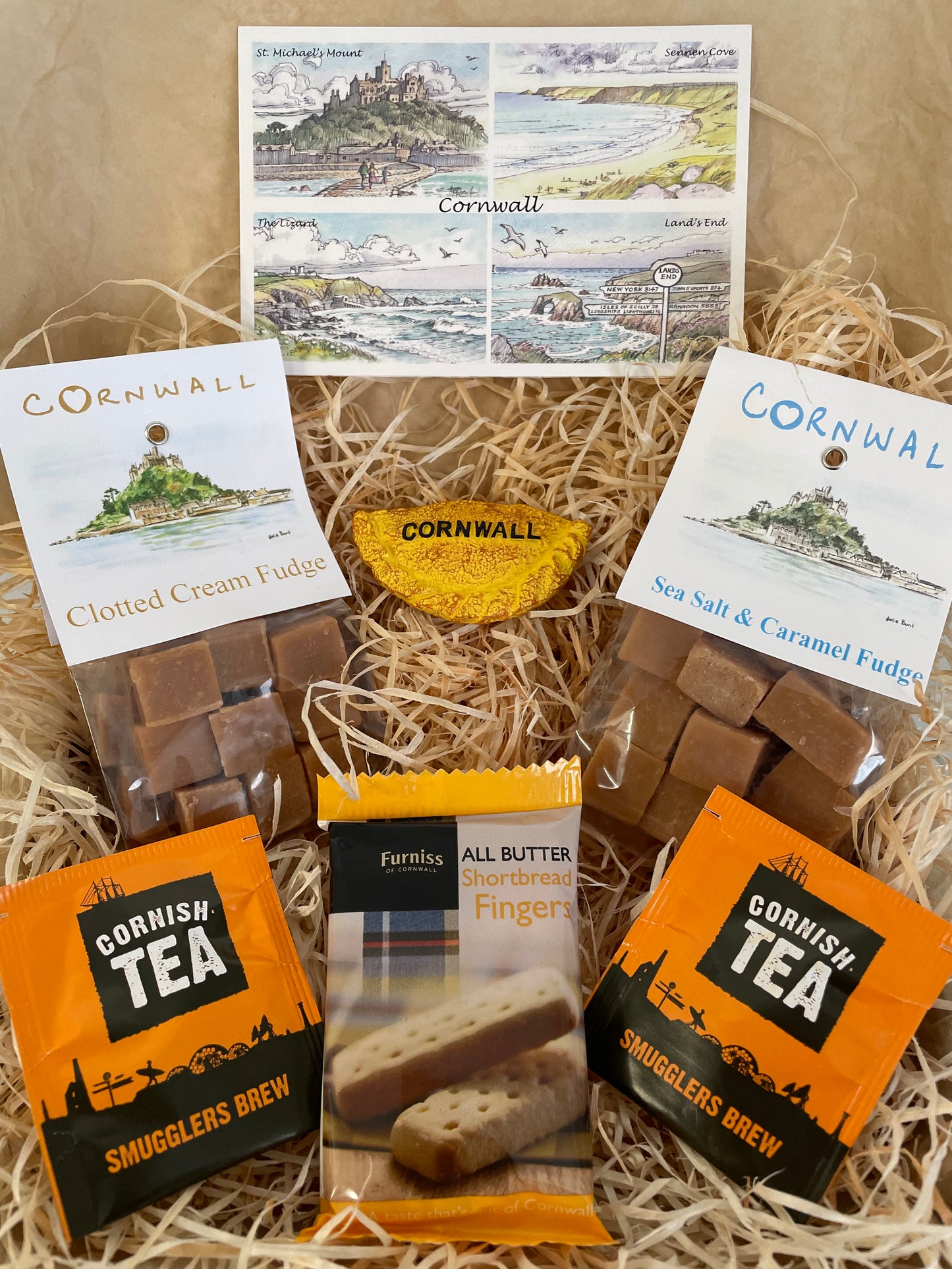 Mixed fudge gift box, pick your fridge magnet!