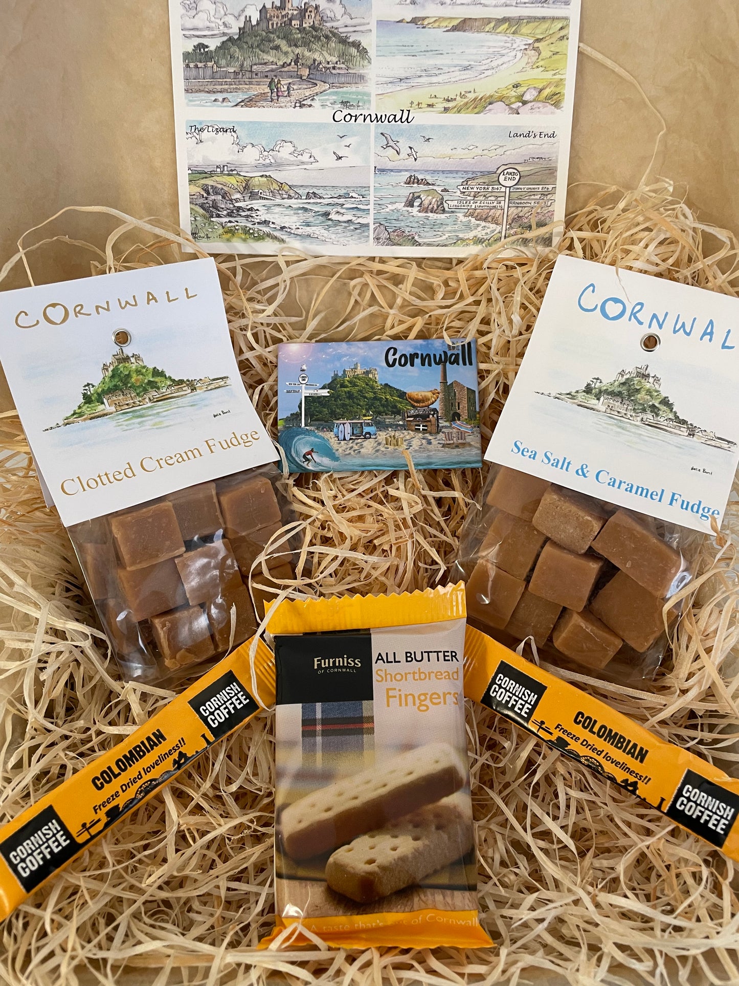 Mixed fudge gift box, pick your fridge magnet!