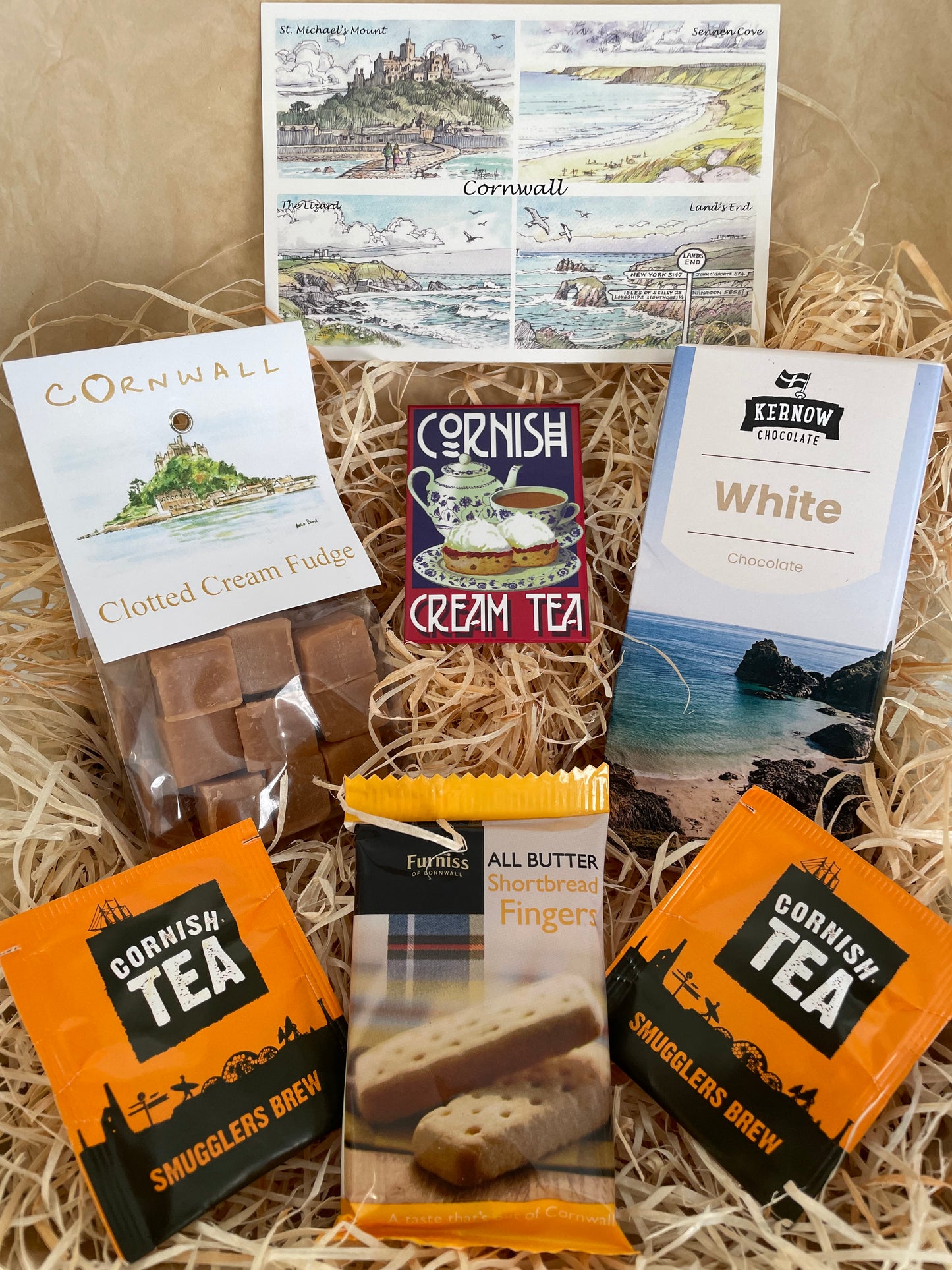 White chocolate with clotted cream fudge. Pick your fridge magnet!