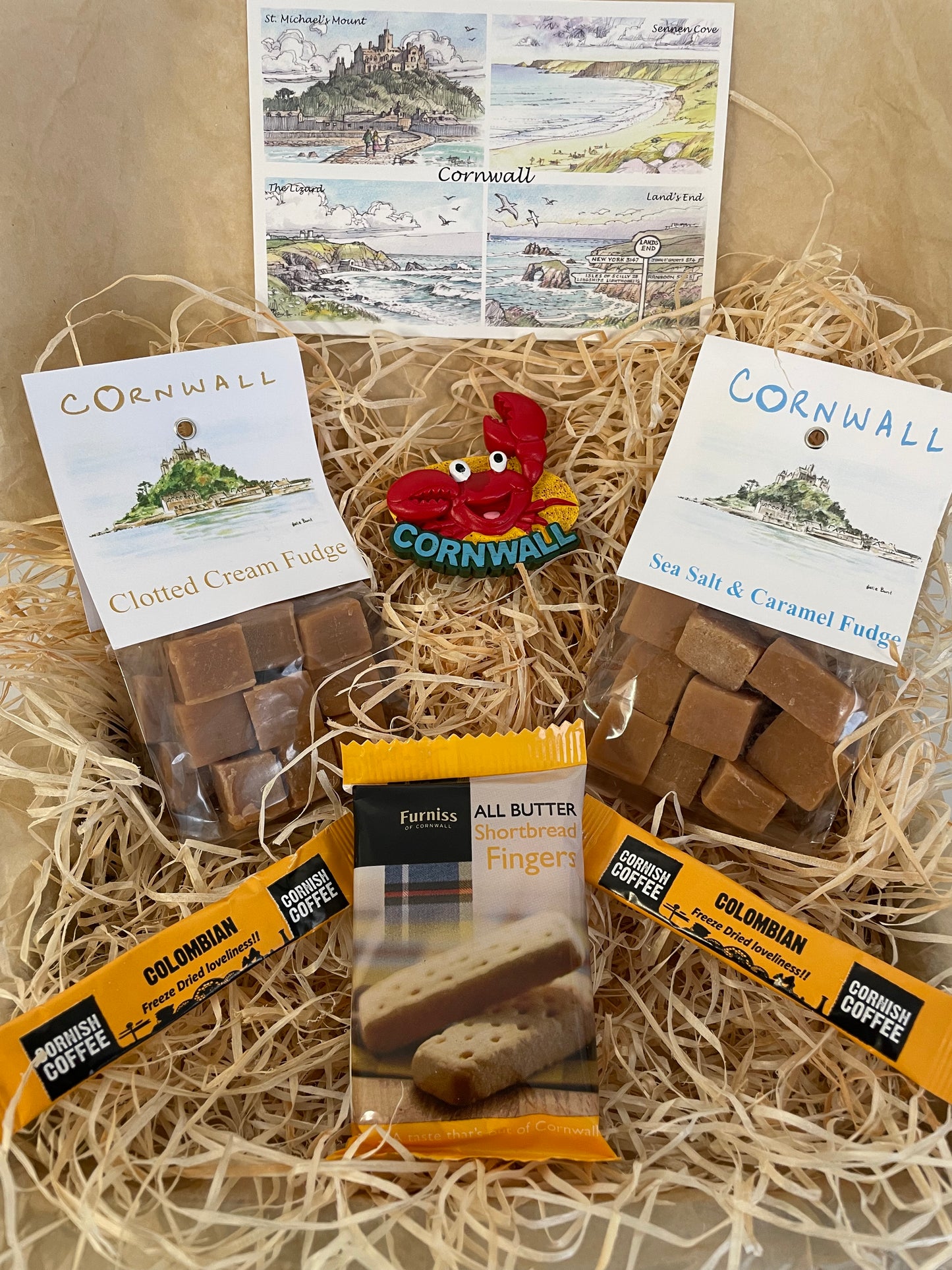 Mixed fudge gift box, pick your fridge magnet!