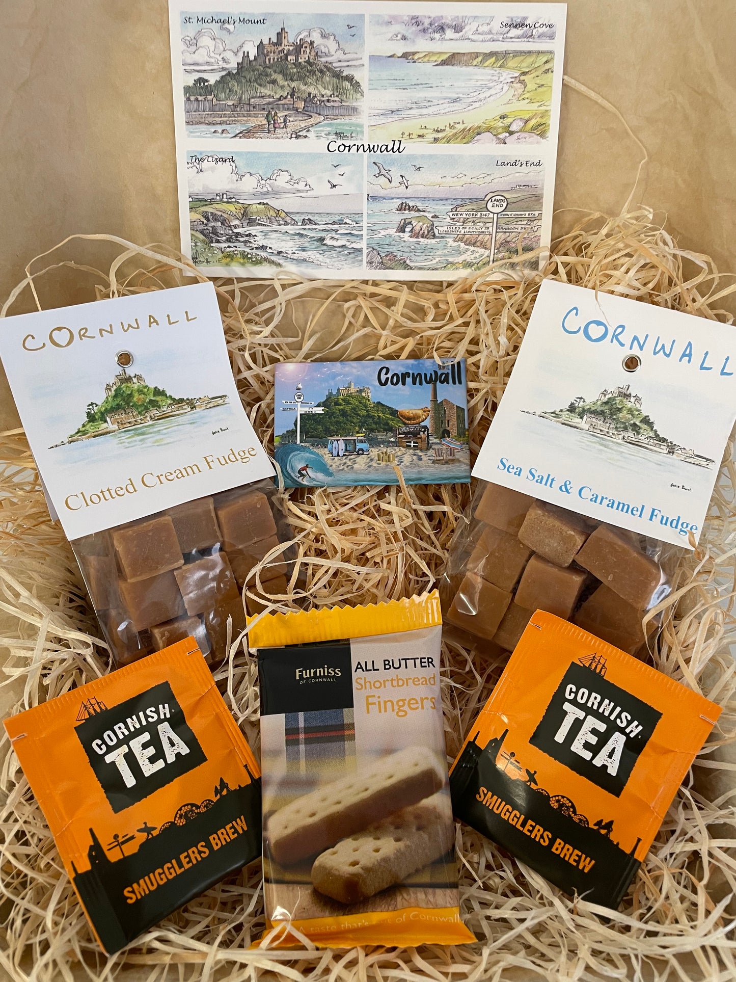 Mixed fudge gift box, pick your fridge magnet!