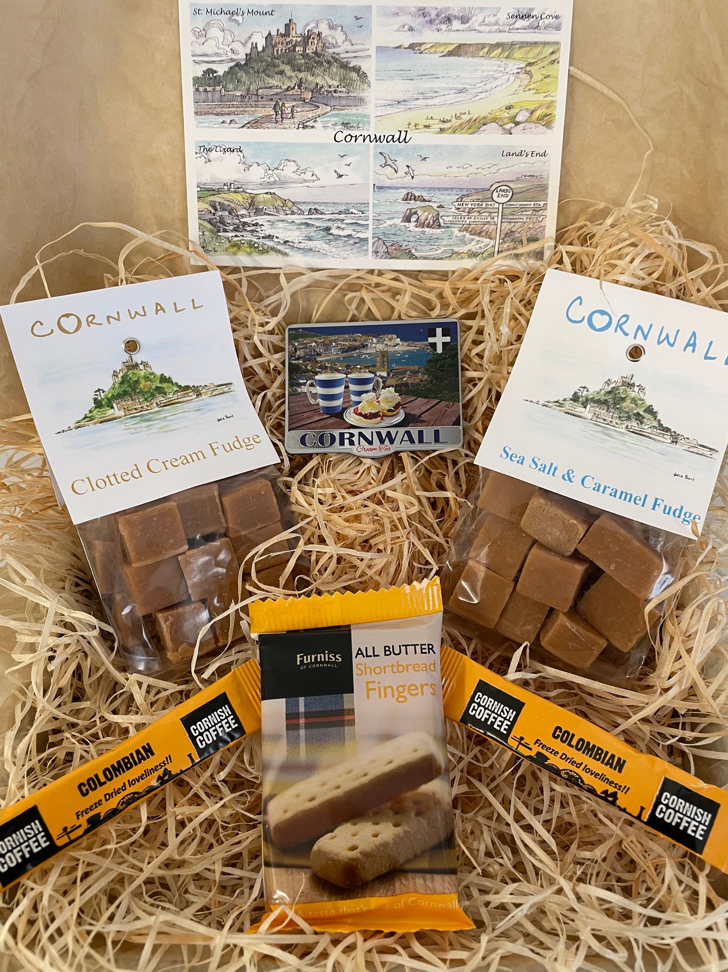 Mixed fudge gift box, pick your fridge magnet!