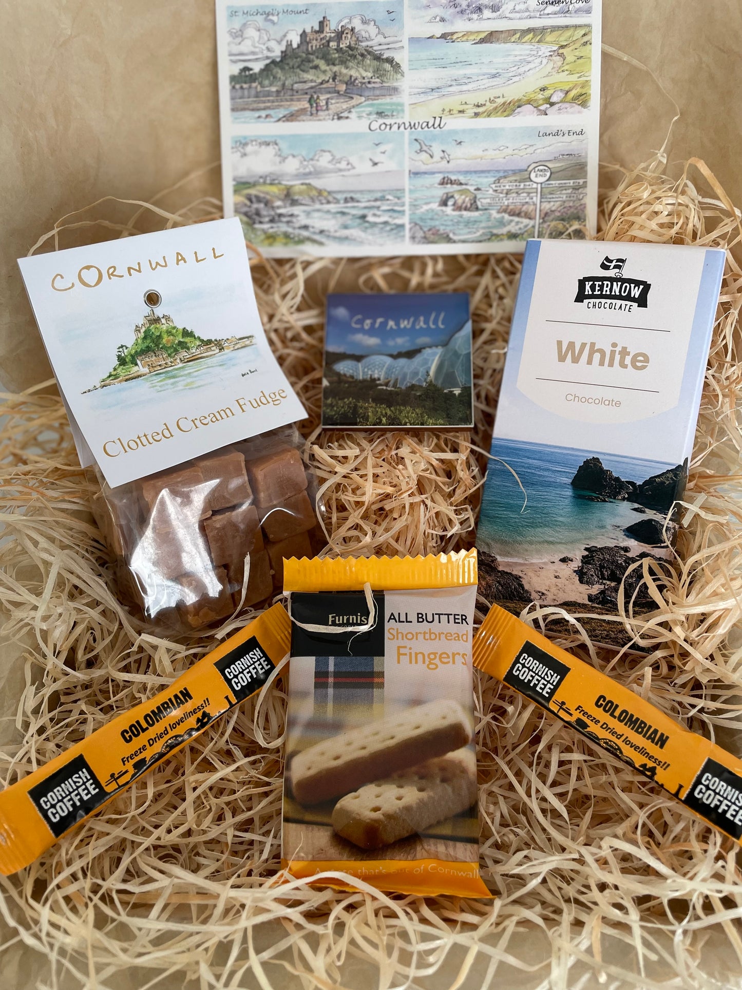 White chocolate with clotted cream fudge. Pick your fridge magnet!