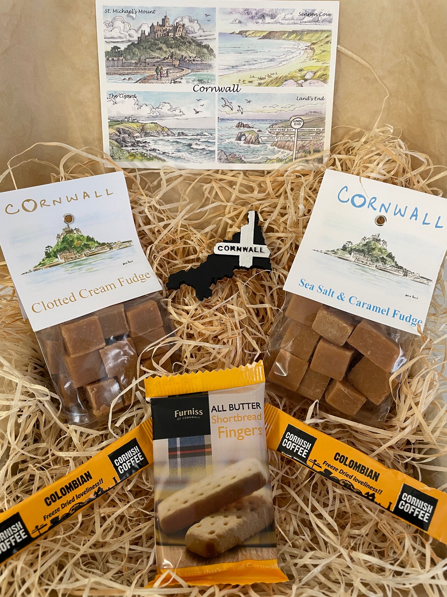Mixed fudge gift box, pick your fridge magnet!