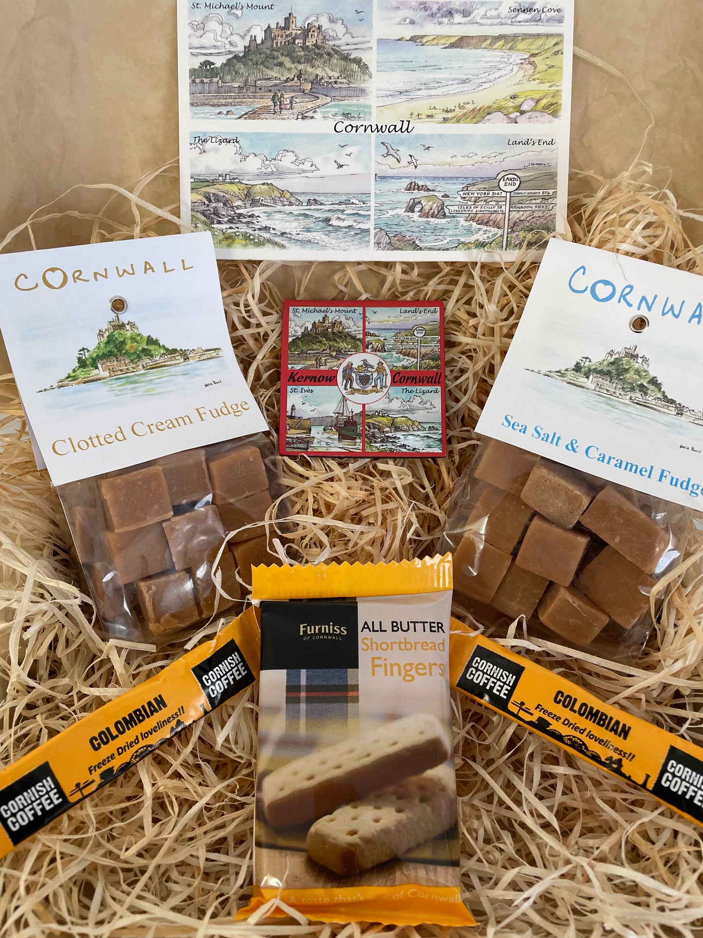 Mixed fudge gift box, pick your fridge magnet!