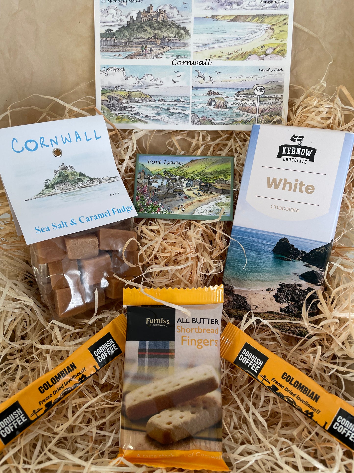 White chocolate with a touch of caramel sea salt fudge. Pick your fridge magnet!